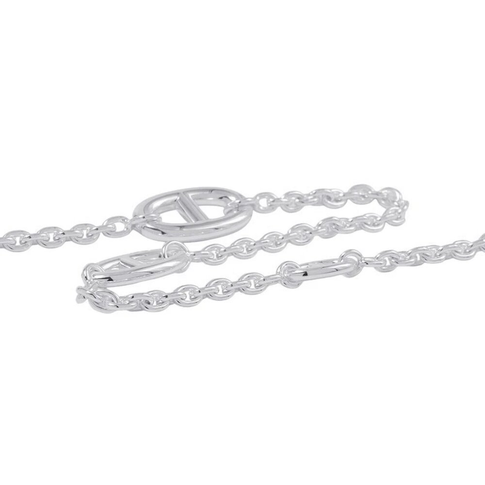 HERMES Chaine d'Ancre Farandole Necklace Size 80 SV925 - Picture 7 of 11